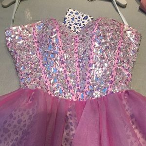 Corset back custom Prom dress